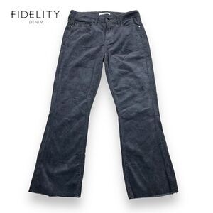 Fidelity Denim Pants Women’s Size 28 Gray Corduroy Pants‎